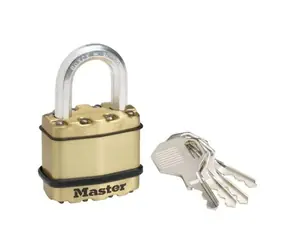 Master Lock M1BEURD Messing-Vorhängeschloss - Excell - 45 mm