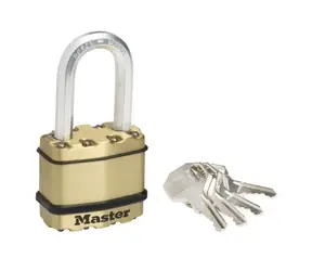 Master Lock M1BEURDLF Messing-Vorhängeschloss - Excell - 45 mm