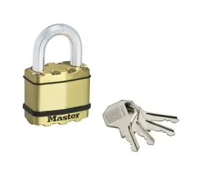 Master Lock M5BEURD Messing-Vorhängeschloss - Excell - 50 mm