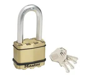 Master Lock M5BEURDLH Messing-Vorhängeschloss - Excell - 50 mm