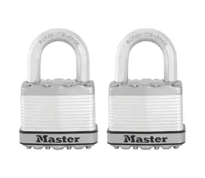 Master Lock M5EURT Set mit 2 Titan-Vorhängeschlössern - Excell - 50 mm