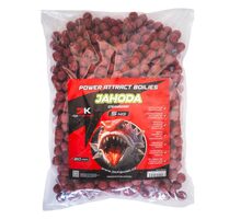 DK Fishing Boilies Power Attract Erdbeere 5 kg 20 mm
