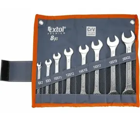Extol- Premium Flachschlüssel-Set 8-tlg. / 6x7 | 8x9 | 10x11 | 12x13 | 14x15 | 16x17