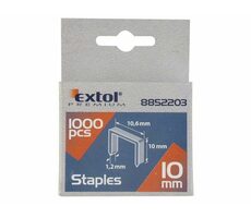 Extol- Premium -Clips 16 mm, Packung 1000 Stück / 11,3 x 0,52 x 0,70 mm 