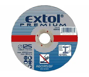 Extol- Premium Stahltrennscheibe 230x3x22,2mm 