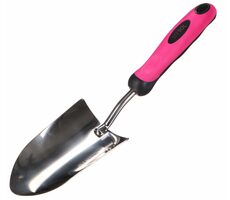 SIXTOL GARDEN PINK ONE / Gartenschaufel / Edelstahl / 33cm 