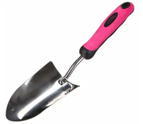 SIXTOL GARDEN PINK ONE / Gartenschaufel / Edelstahl / 33cm 