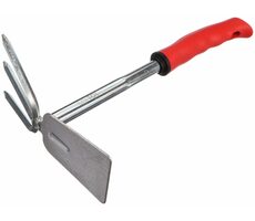 SIXTOL Gartenhacke mit Grubber - Länge 290 mm / ergonomischer Griff 