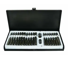 GEKO Bitsatz Torx 40-teilig / CrV-Stahl 