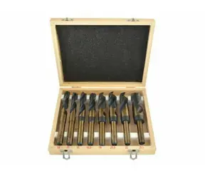 GEKO Bohrer-Set 8-teilig / Holz und Metall / 14-25,5 mm / HSS 