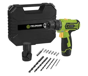 Fieldmann FDV 10252-A / Akku-Bohrschrauber / 12 V / 1300 mAh / 1350 U/min. / 25 Nm / 10 mm