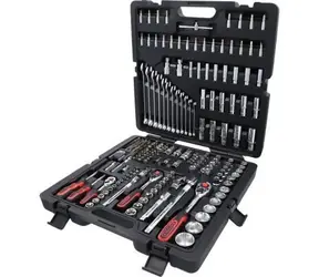 KS Tools CHROMEplus Steckschlüsselsatz 1/4"+3/8"+1/2" 216tlg