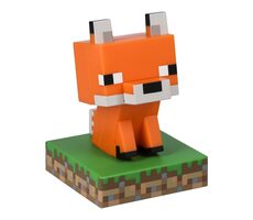 Paladone Minecraft Fox Icon Light / Tischlampe / 11 cm / 2x AAA Batterien 