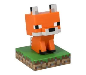 Paladone Minecraft Fox Icon Light / Tischlampe / 11 cm / 2x AAA Batterien 