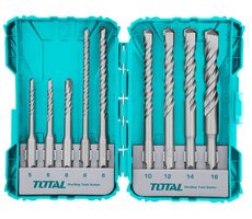 TOTAL-TOOLS Industrial Bohrer-Set 9-tlg. / SDS PLUS