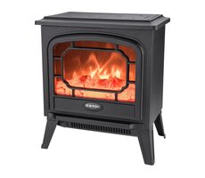 Extol-LIGHT Elektrokamin mit loderndem LED-Feuer und Heizung / 1800W 