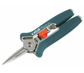 Extol- Premium Mini gerade Gartenschere 153mm / zum Schneiden von Pflanzen bis 6mm / EDELSTAHL 