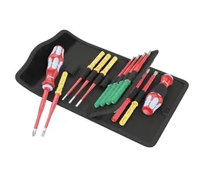 Wera Kraftform Kompakt VDE Stainless 17 extra slim 1 Werkzeugfinder - 17-teilig