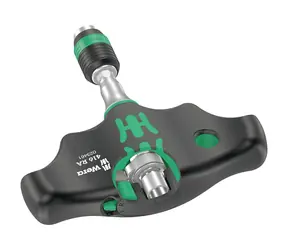 Wera 416 RA / Handbithalter mit Quergriff mit Ratschenfunktion und Rapidaptor-Schnellwechselkopf