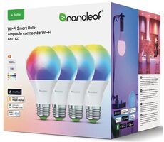 Nanoleaf Matter Wi-Fi A19 SMART RGB E27 (4 Stück) / LED / E27 / 9W / 1100 lm / 2700-6500K