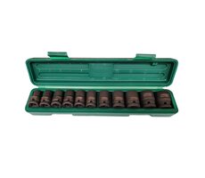 JONNESWAY Satz 1/2" 10-24 mm Steckschlüsseleinsätze Schlagschrauber 11-tlg