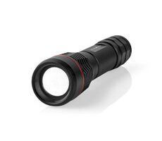 Nedis LED-Taschenlampe / Batteriebetrieben / 3,7 V DC / 10 W / N/A / Batterien enthalten / Wiederaufladbar / 1000 lm 