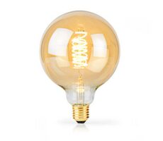 Nedis LED-Lampe E27 / G125 / 3,8 W / 250 lm / 2100 K / Dimmbar / Extra warmweiß / Retro-Stil / 1 Stk.