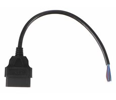 SIXTOL MECHANIC Cable 27 OBD-II-Verlängerungskabel mit 16-poliger Buchse/Stecker, abgeschlossen mit 30 cm langen Kabeln 