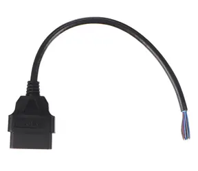 SIXTOL MECHANIC Cable 27 OBD-II-Verlängerungskabel mit 16-poliger Buchse/Stecker, abgeschlossen mit 30 cm langen Kabeln 