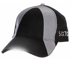SIXTOL B-CAP SAFETY 25lm schwarz / Reflektierende Kappe mit LED-Licht / wiederaufladbar / USB / Einheitsgröße 