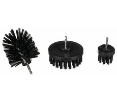 SIXTOL CAR DETAILING DRILL BRUSH 3 HARD / Bohrerbürsten-Set für die Autoreinigung / 3-tlg 