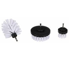 SIXTOL CAR DETAILING DRILL BRUSH 3 SOFT / Bohrerbürsten-Set für die Autoreinigung / 3-tlg 