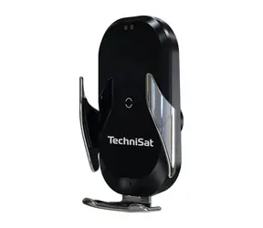 TechniSat Smartcharge 3 Kfz-Ladegeräthalterung schwarz / ans Netz / Qi / USB-C / 15W