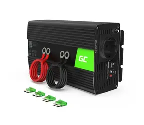 Green Cell Spannungswandler von 12V auf 230V - 1000W/2000W - modifizierter Sinus
