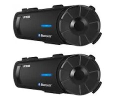 Fodsports FX8 Motorrad-Gegensprechanlage 2 Stück / Reichweite 1000 m / 200h / IP65