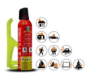 SAFE 750 RED + SAFE 75F Halter - SET Feuerlöschspray 