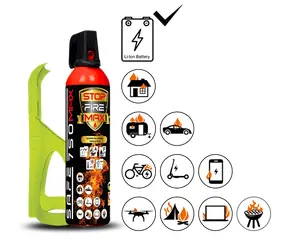 SAFE 750 MAX + SAFE 75F Halter - SET Feuerlöscherspray 