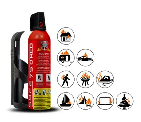 SAFE 750 RED + SAFE 75C Halter - SET Feuerlöschspray 