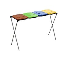 GEKO -Ständer für 4 Säcke sortierten Abfall 