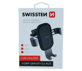 Ausgepackt - Swissten S-GRIP G1-AV3 / GRAVITY Auto-Lüftungshalterung / ausgepackt