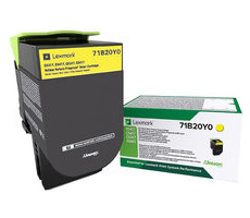 Lexmark CS/CX 317/417/517 Mehrweg-Tonerkartusche Gelb