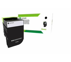Lexmark 802XKE Firmentonerkartusche mit extra hoher Kapazität, Schwarz / 8000 Seiten