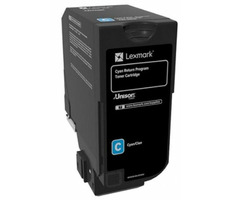 Lexmark 74C20C0 Mehrweg-Tonerkartusche blau für CS720&CS725&CX725 / 3000 Seiten