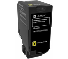 Lexmark 74C2SYE Corporate Mehrweg-Tonerkartusche Gelb für CS720&CS725&CX725 / 7000 Seiten