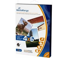 MediaRange 10x15 glänzendes Fotopapier 50 Blatt 220g/Tinte