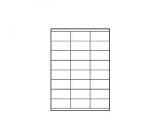 Logo -Etiketten 70 mm x 36 mm, A4, matt, weiß, 24 Etiketten, 140 g/m2, 25er-Pack, für Tintenstrahl- und Laserdrucker