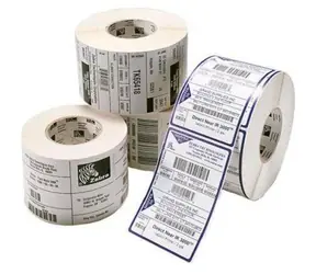 ZEBRA Z-Select 2000T Selbstklebende Etiketten TT 102 x 152 mm (4 Rollen) / Durchm. Rolle 200mm / Durchm. Hülsen 76 mm / 950 Stück / 4 Rollen