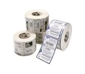 ZEBRA Z-Select 2000D Thermoetiketten 51 x 25 mm (12 Rollen) / Durchm. Rolle 127mm / Durchm. Hülsen 25,4 mm / 2580 Stück / 12 Rollen