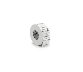 ZEBRA Z-Ultimate 3000T PE-Etiketten 70 x 32 mm / Rolle 127 mm / Rolle 25,4 mm / Silber / 2370 Stück / Packung 12 Rollen