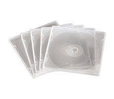 HAMA CD Slim Box, 20 Stück, transparent / PP
